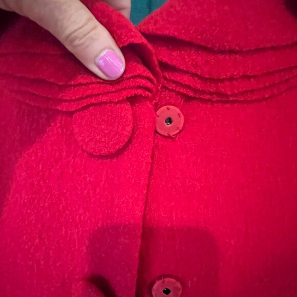 Carson 100% Wool Jacket w/ Ruffled Color NWT - Picture 2 of 6